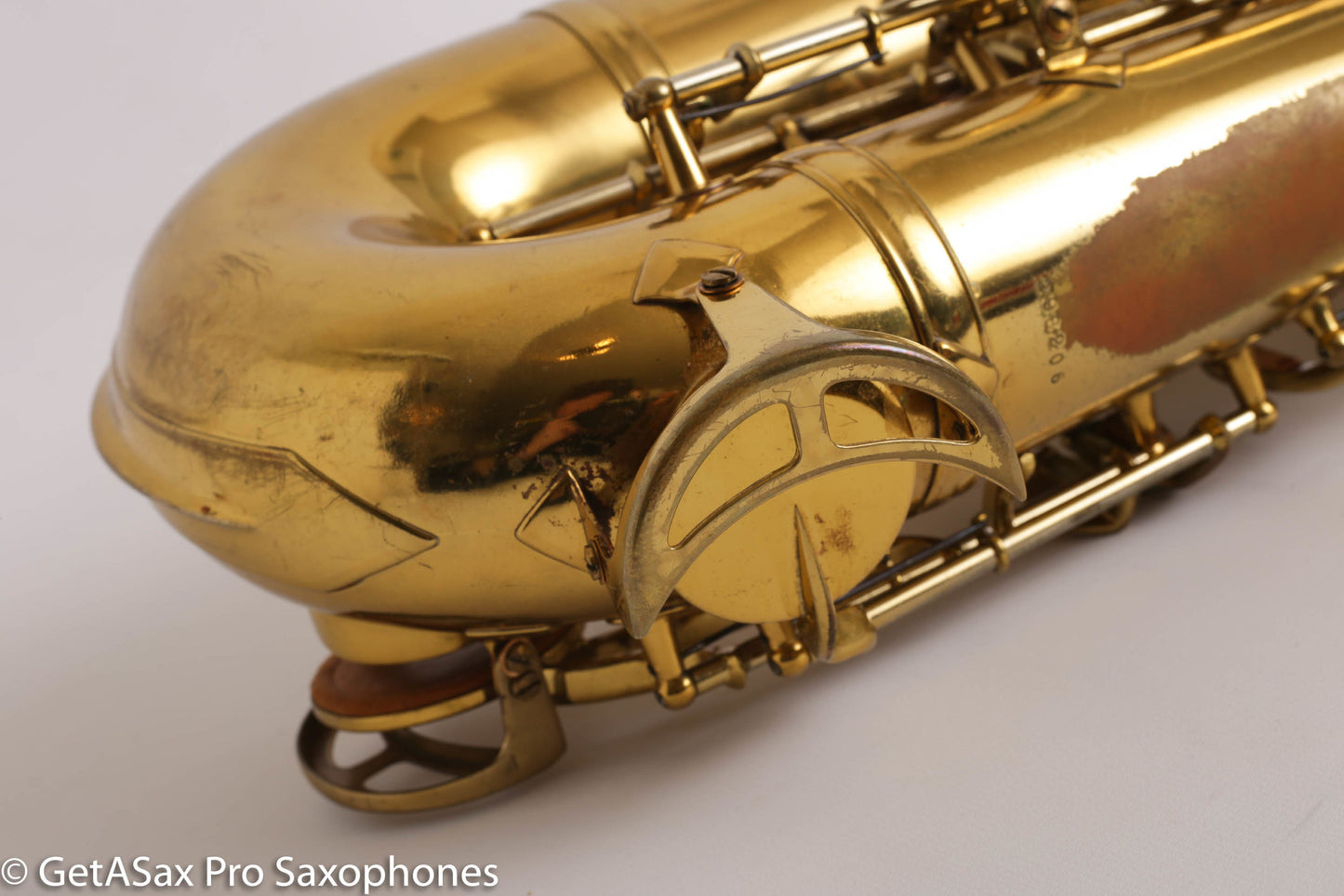 King Super 20 Tenor Full Pearls Silver Neck Good Shape Relacquer Old Pads Great Deal 298205