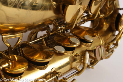 King Super 20 Tenor Full Pearls Silver Neck Good Shape Relacquer Old Pads Great Deal 298205