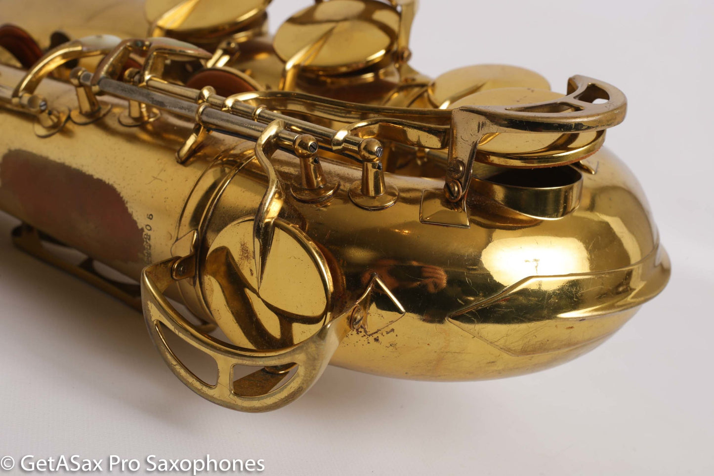 King Super 20 Tenor Full Pearls Silver Neck Good Shape Relacquer Old Pads Great Deal 298205
