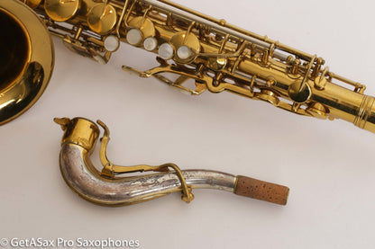 King Super 20 Tenor Full Pearls Silver Neck Good Shape Relacquer Old Pads Great Deal 298205