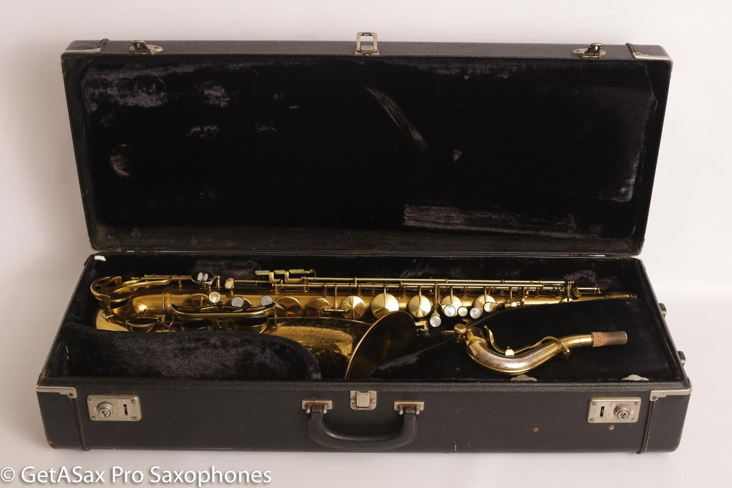 King Super 20 Tenor Saxophone Full Pearls Original Lacquer Overhauled 298321