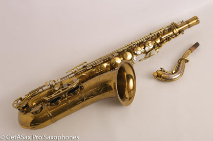 King Super 20 Tenor Saxophone Full Pearls Original Lacquer Overhauled 298321