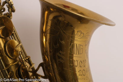 King Super 20 Tenor Saxophone Full Pearls Original Lacquer Overhauled 298321
