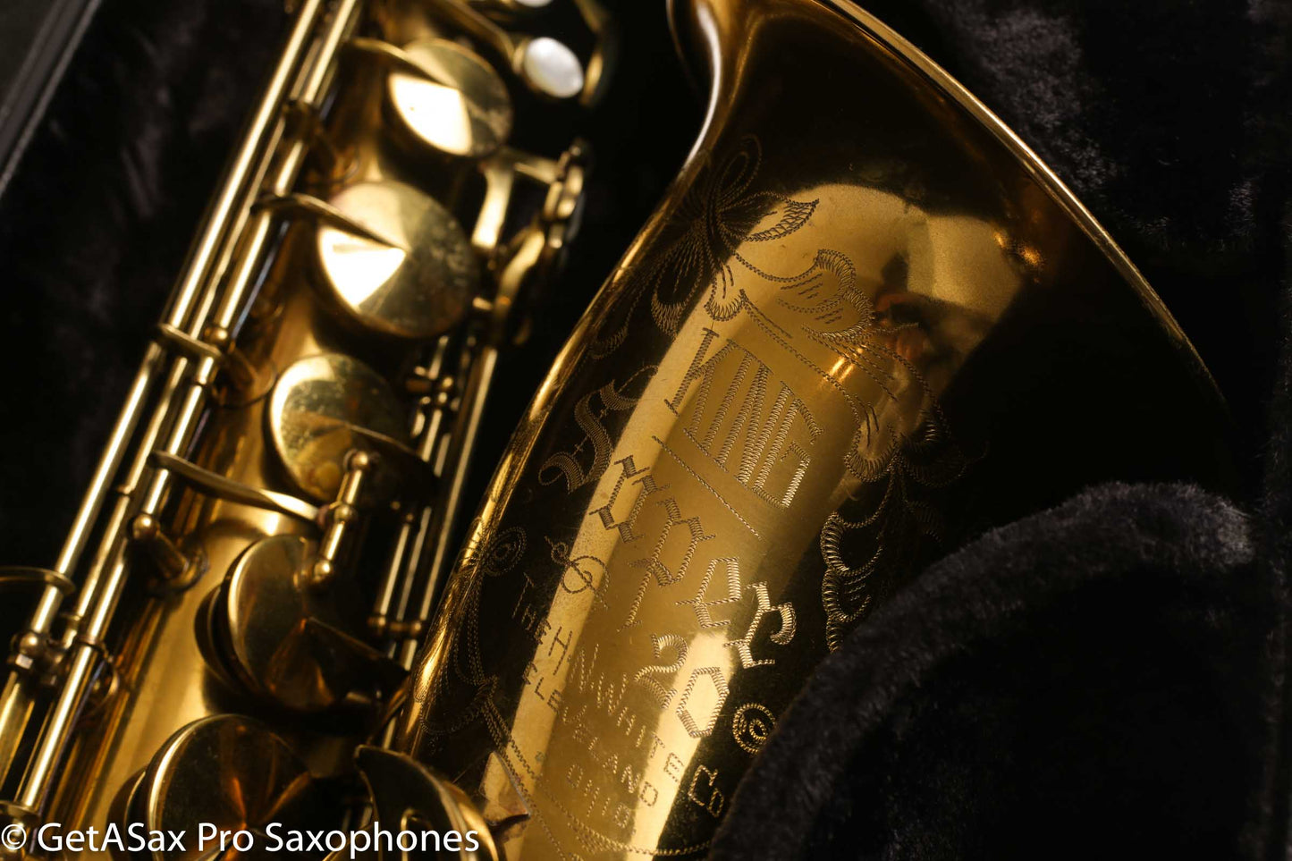 King Super 20 Tenor Saxophone Full Pearls Original Lacquer Overhauled 298321