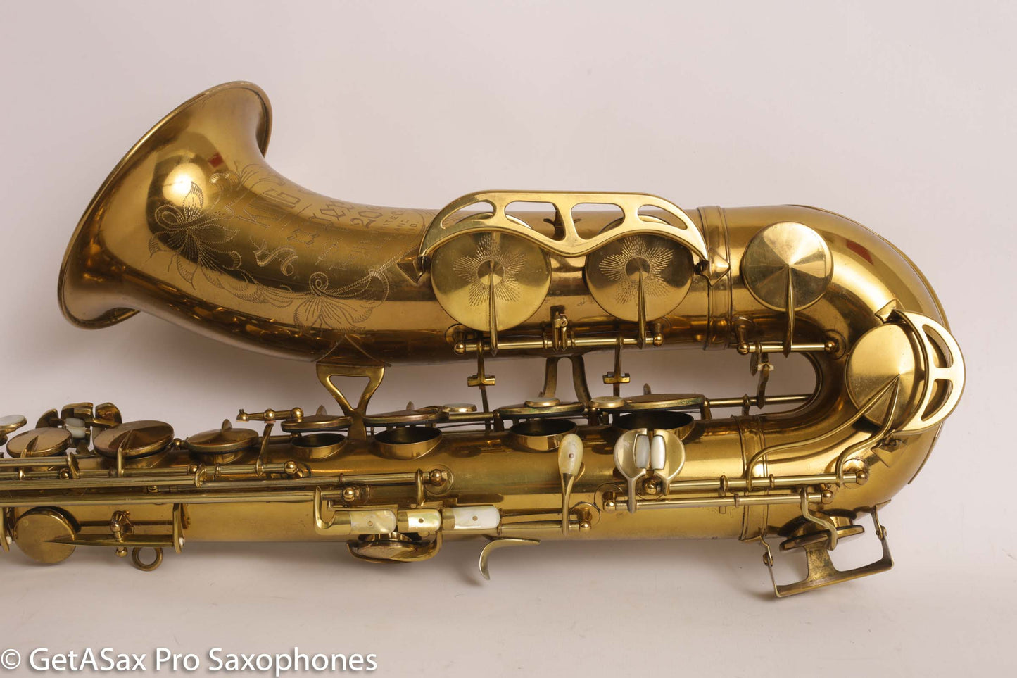King Super 20 Tenor Saxophone Full Pearls Original Lacquer Overhauled 298321