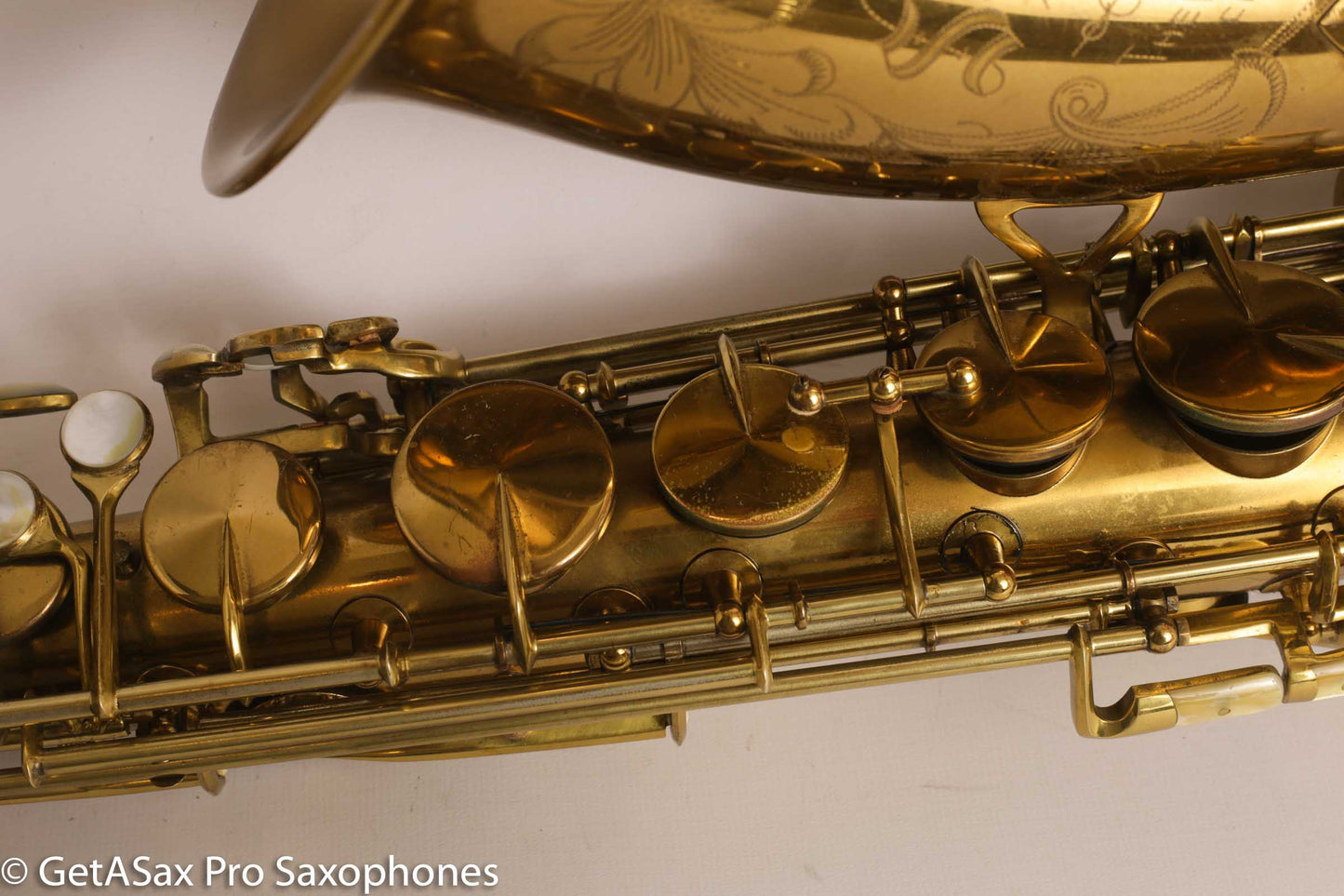 King Super 20 Tenor Saxophone Full Pearls Original Lacquer Overhauled 298321
