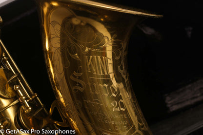 King Super 20 Tenor Saxophone Full Pearls Original Lacquer Overhauled 298321