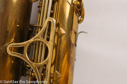 King Super 20 Tenor Original Lacquer Full Pearls Fresh Overhaul Fantastic! 299686