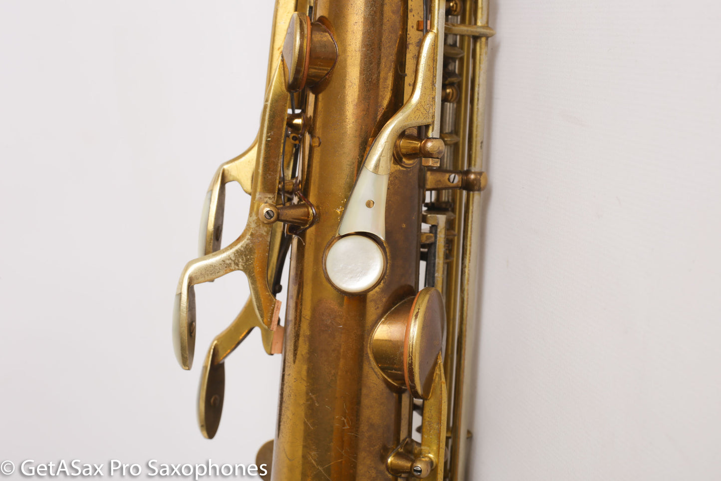 King Super 20 Tenor Original Lacquer Full Pearls Fresh Overhaul Fantastic! 299686