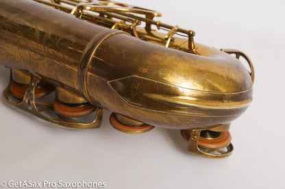 King Super 20 Tenor Original Lacquer Full Pearls Fresh Overhaul Fantastic! 299686