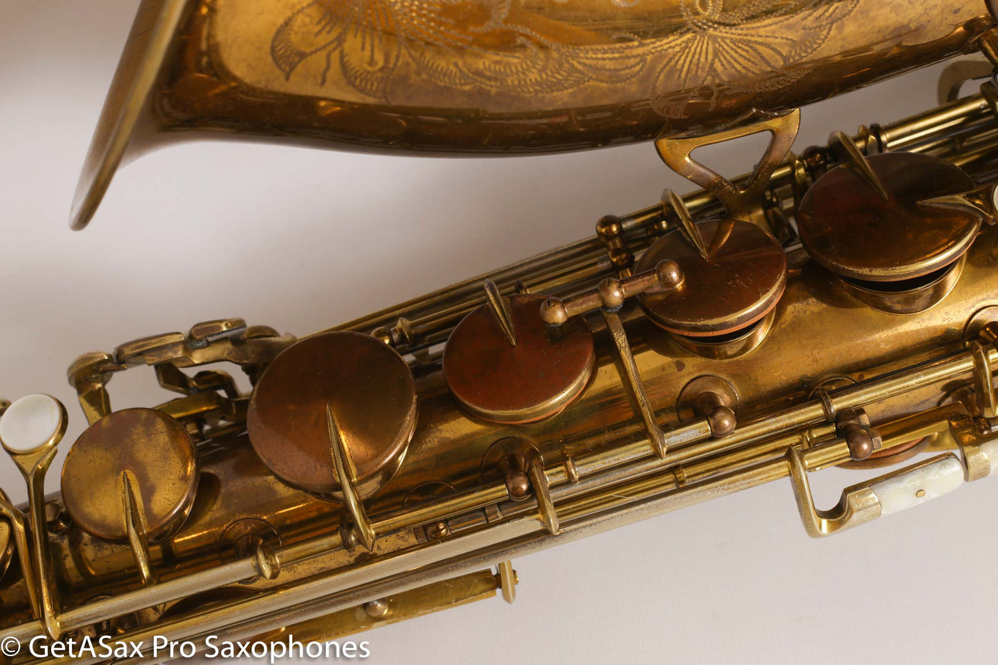 King Super 20 Tenor Original Lacquer Full Pearls Fresh Overhaul Fantastic! 299686