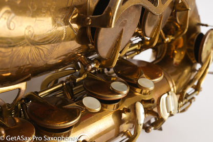 King Super 20 Tenor Original Lacquer Full Pearls Fresh Overhaul Fantastic! 299686
