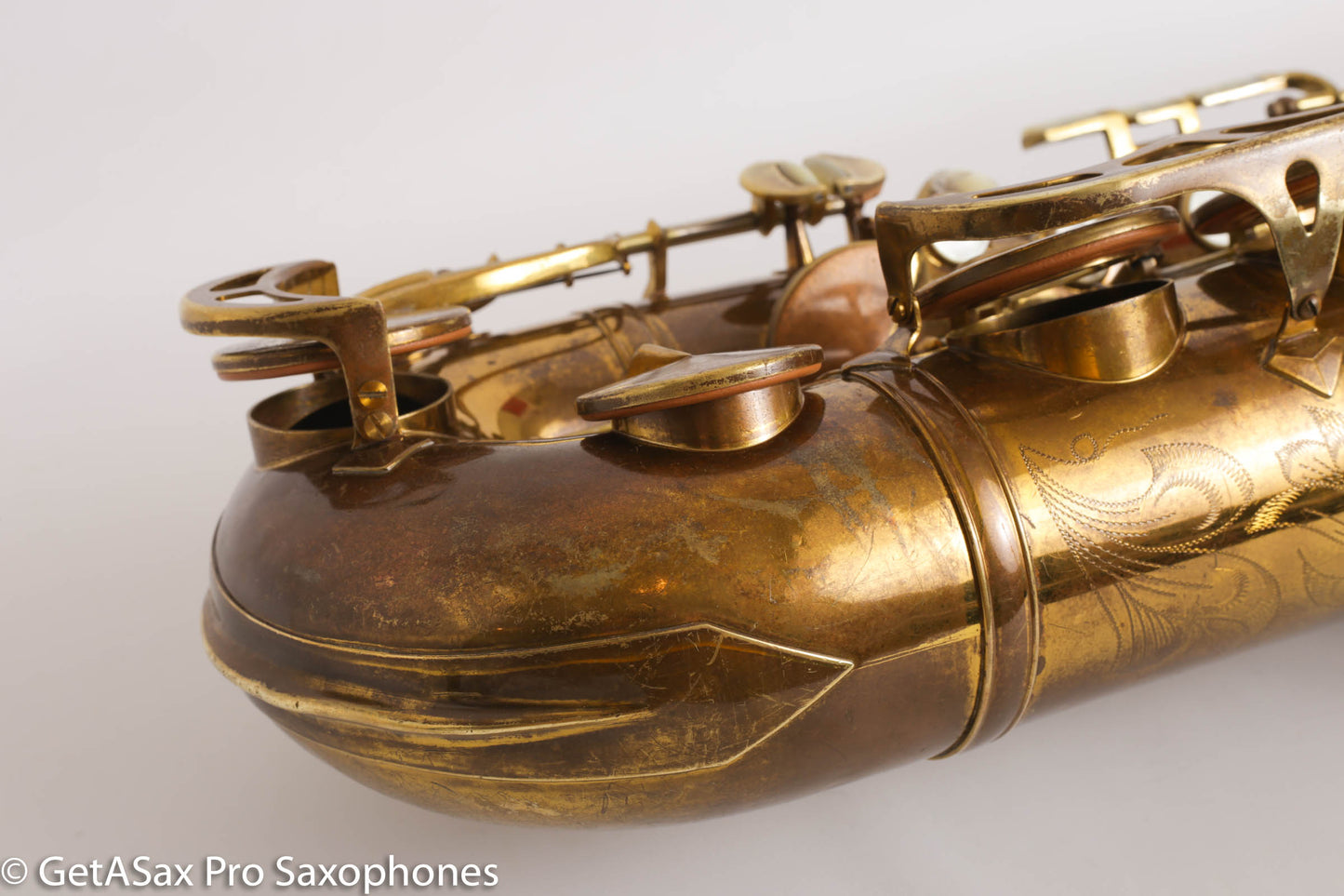 King Super 20 Tenor Original Lacquer Full Pearls Fresh Overhaul Fantastic! 299686