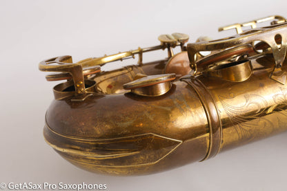 King Super 20 Tenor Original Lacquer Full Pearls Fresh Overhaul Fantastic! 299686