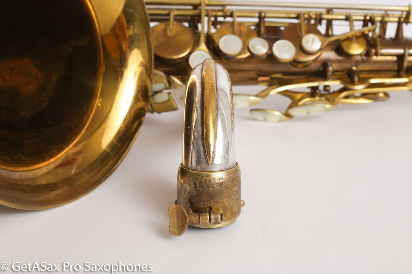 King Super 20 Tenor Original Lacquer Full Pearls Fresh Overhaul Fantastic! 299686
