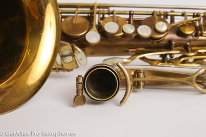 King Super 20 Tenor Original Lacquer Full Pearls Fresh Overhaul Fantastic! 299686