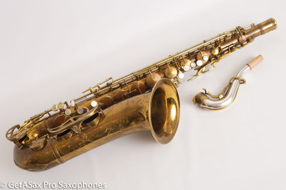 King Super 20 Tenor Original Lacquer Full Pearls Fresh Overhaul Fantastic! 299686