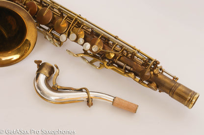 King Super 20 Tenor Original Lacquer Full Pearls Fresh Overhaul Fantastic! 299686