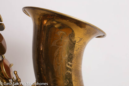 King Super 20 Tenor Original Lacquer Full Pearls Fresh Overhaul Fantastic! 299686