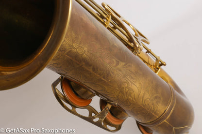 King Super 20 Tenor Original Lacquer Full Pearls Fresh Overhaul Fantastic! 299686