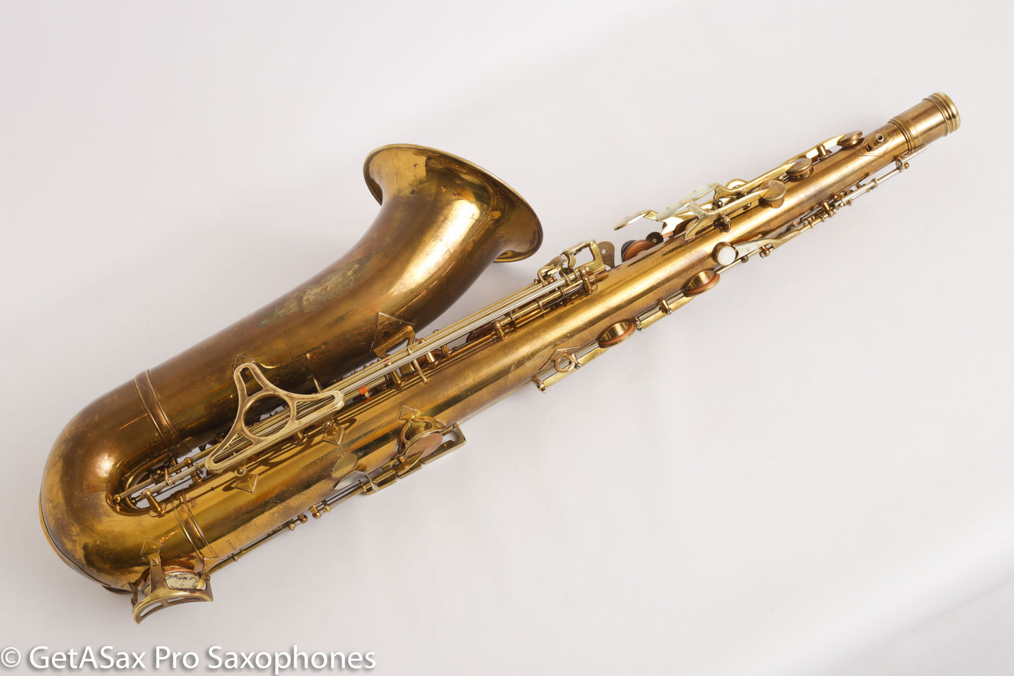 King Super 20 Tenor Original Lacquer Full Pearls Fresh Overhaul Fantastic! 299686
