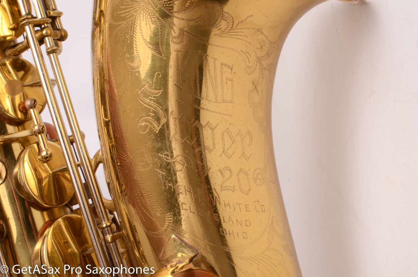 King Super 20 Tenor Full Pearls Refinish Great Deal! 315933