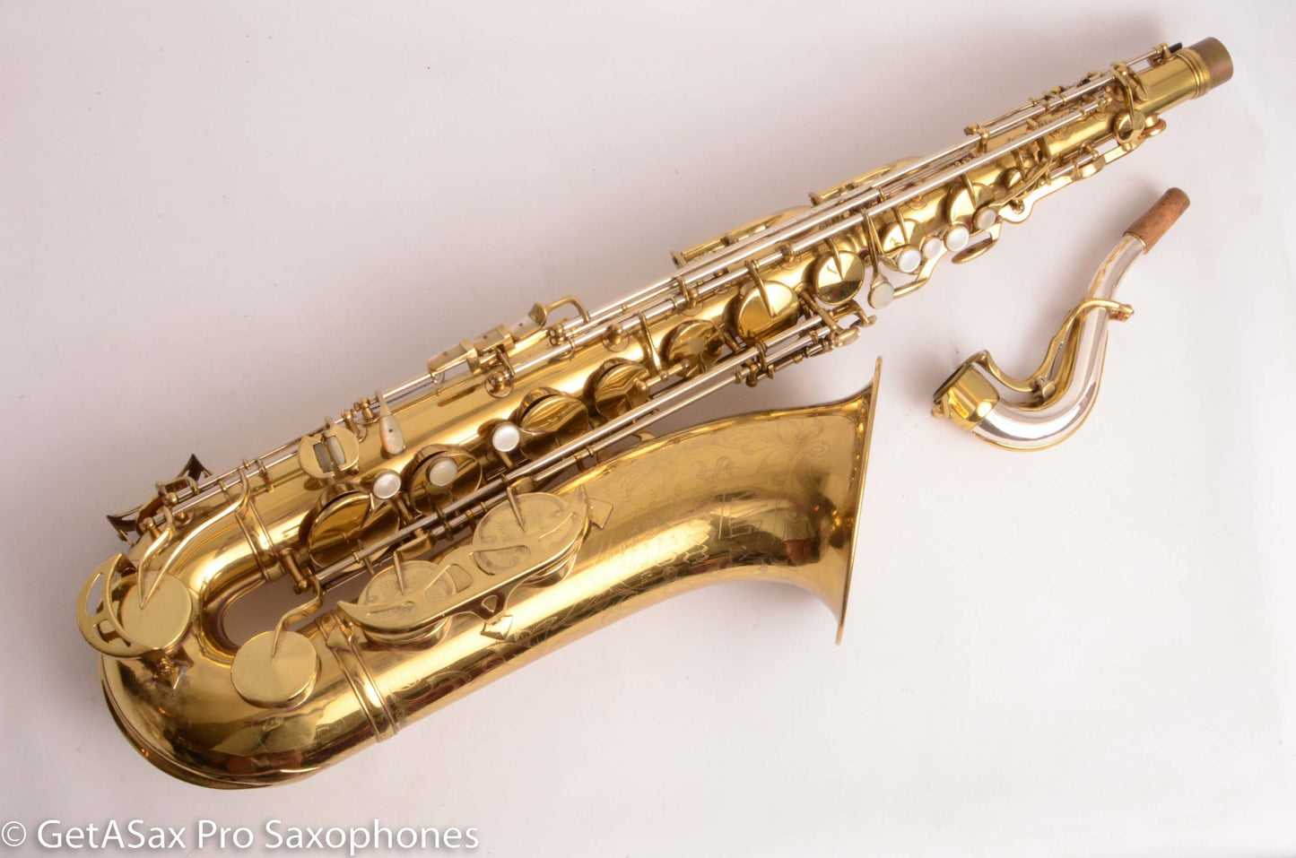 King Super 20 Tenor Full Pearls Refinish Great Deal! 315933