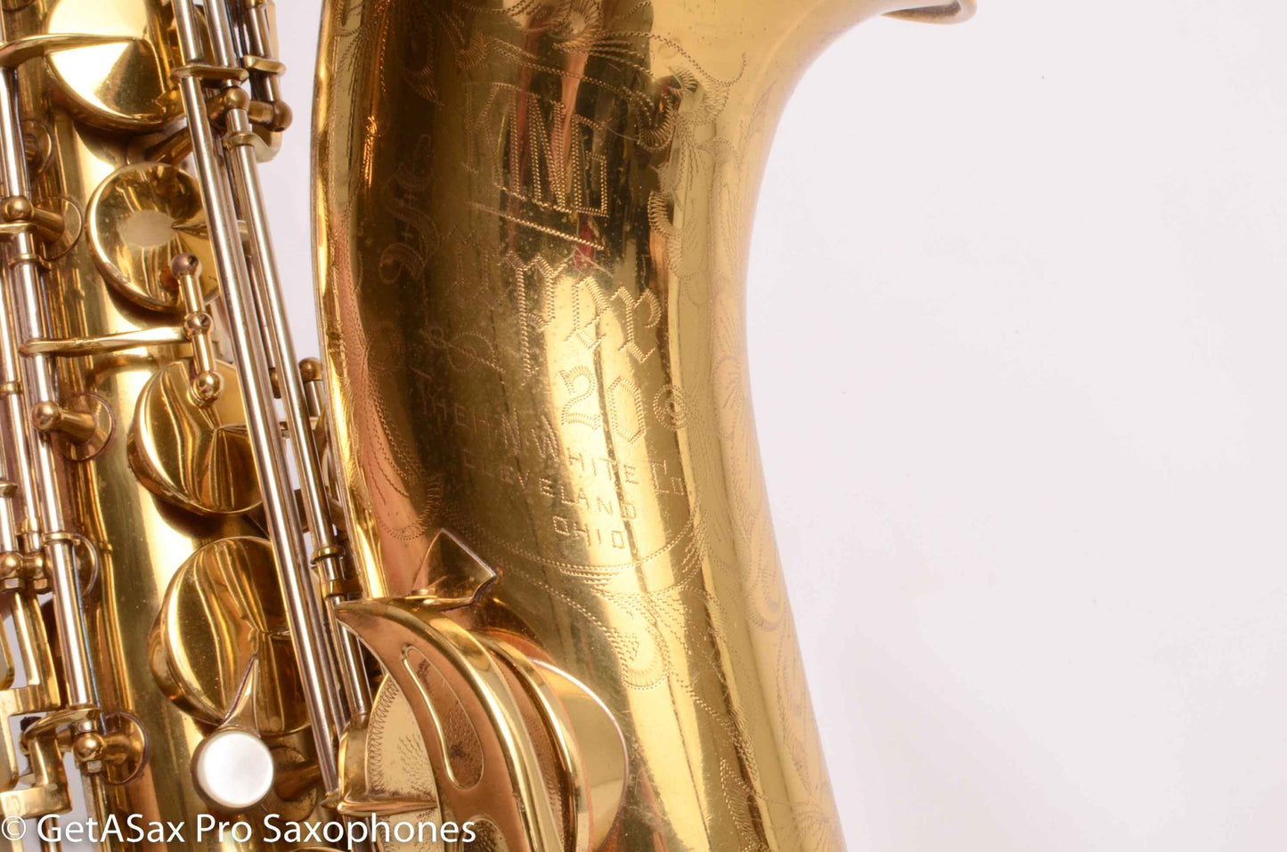 King Super 20 Tenor Full Pearls Refinish Great Deal! 315933