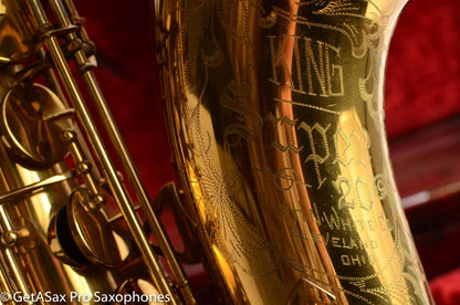 King Super 20 Tenor Full Pearls From 1951 Original Lacquer