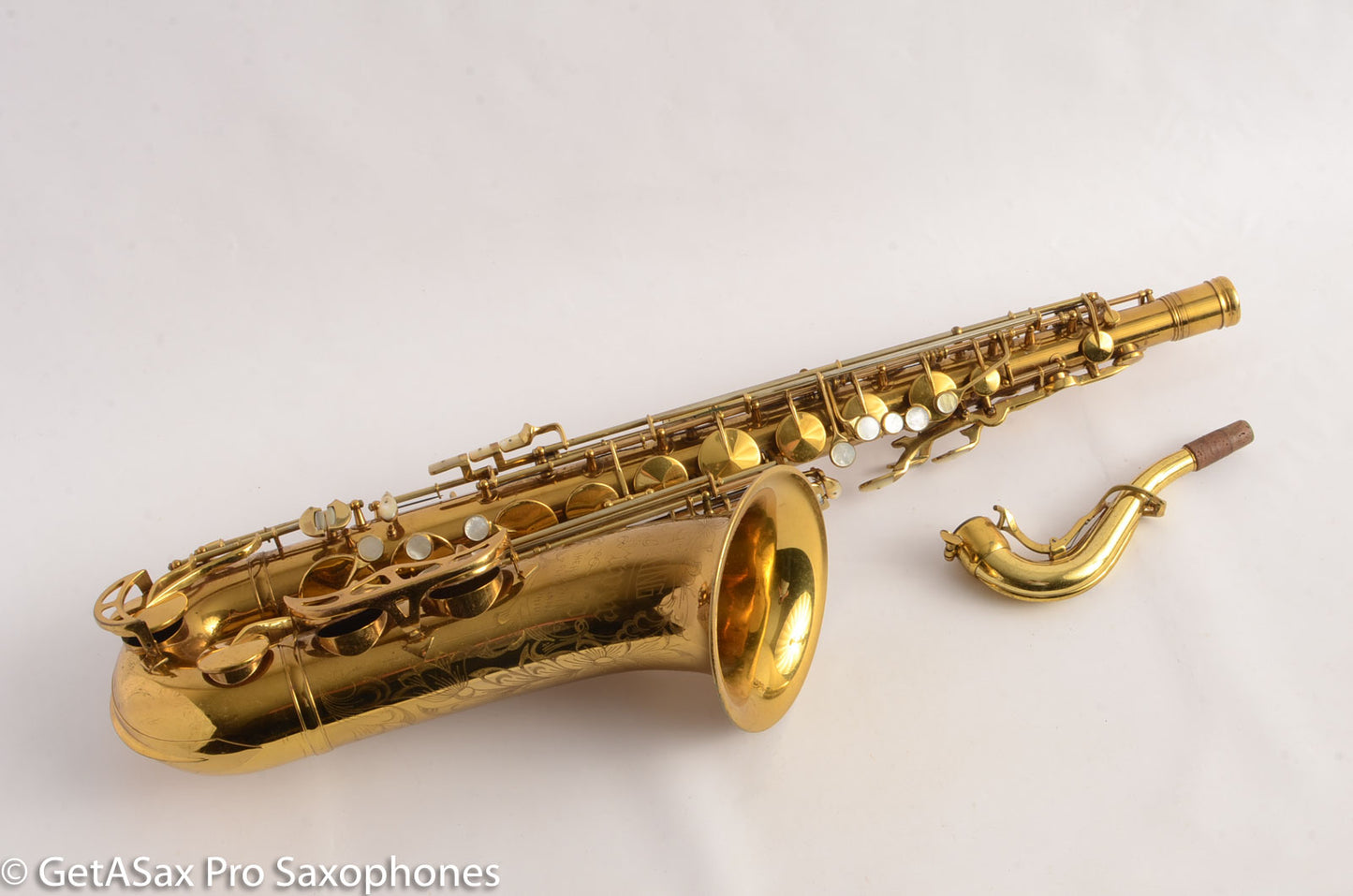 King Super 20 Tenor Saxophone Full Pearls Original Lacquer Near Mint / Exc Cond! 328628