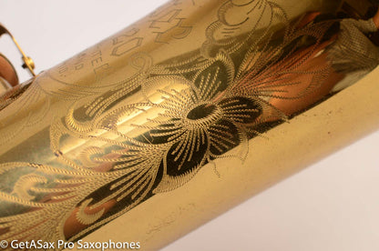 King Super 20 Tenor Saxophone Full Pearls Original Lacquer Near Mint / Exc Cond! 328628