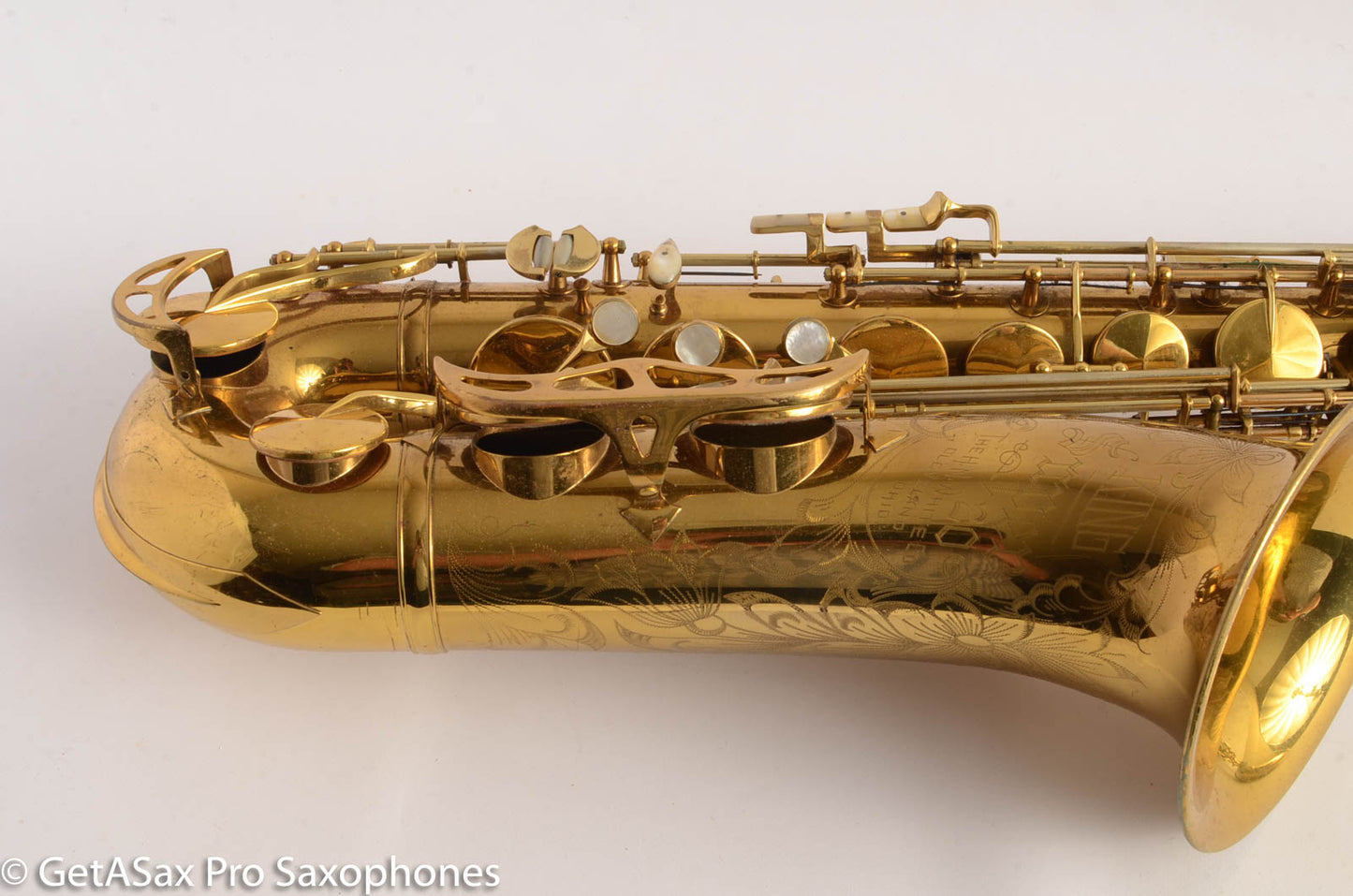 King Super 20 Tenor Saxophone Full Pearls Original Lacquer Near Mint / Exc Cond! 328628