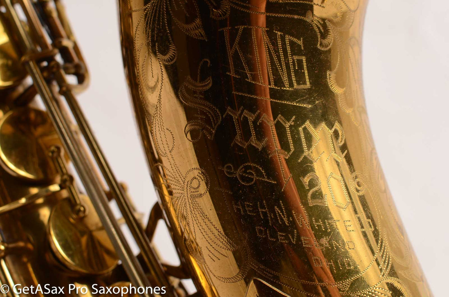 King Super 20 Tenor Saxophone Full Pearls Original Lacquer Near Mint / Exc Cond! 328628