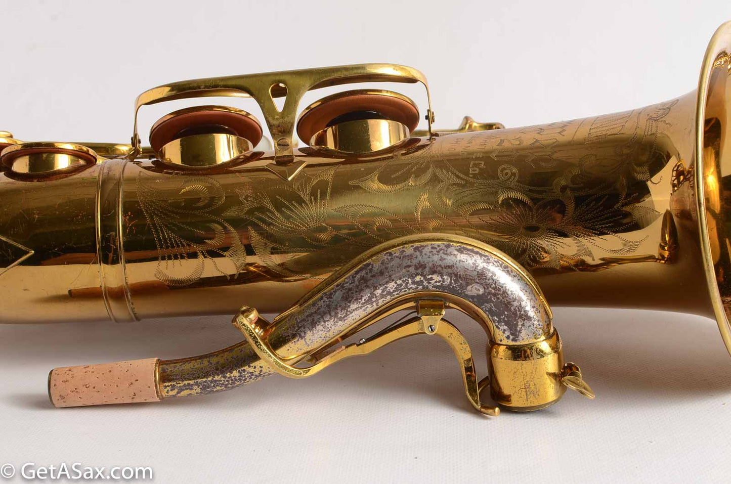 King Super 20 Tenor Full Pearls From 1954 Original Lacquer