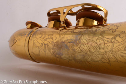 King Super 20 Tenor Original Lacquer 349080 Fresh Overhaul Excellent!
