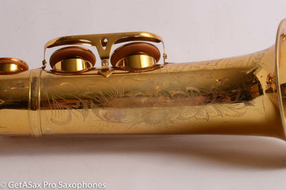 King Super 20 Tenor Original Lacquer 349080 Fresh Overhaul Excellent!