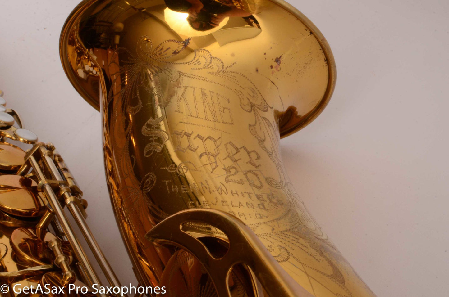 King Super 20 Tenor Original Lacquer 349080 Fresh Overhaul Excellent!