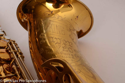 King Super 20 Tenor Original Lacquer 349080 Fresh Overhaul Excellent!