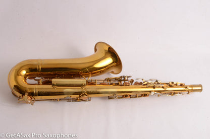 King Super 20 Tenor Original Lacquer 349080 Fresh Overhaul Excellent!