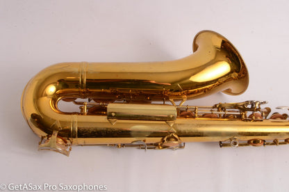 King Super 20 Tenor Original Lacquer 349080 Fresh Overhaul Excellent!