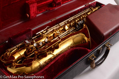 King Super 20 Tenor Original Lacquer 349080 Fresh Overhaul Excellent!
