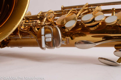 King Super 20 Tenor Original Lacquer 349080 Fresh Overhaul Excellent!