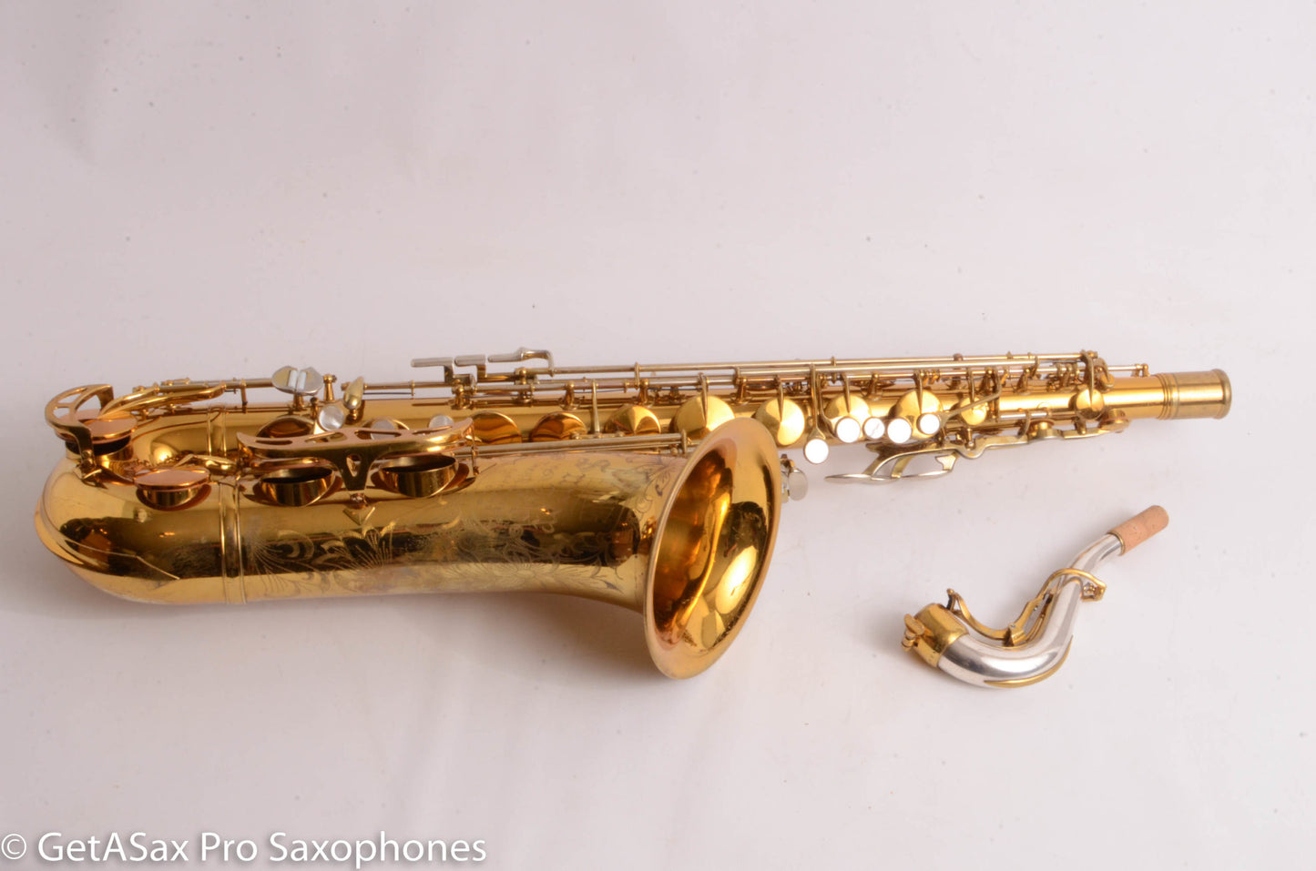 King Super 20 Tenor Original Lacquer 349080 Fresh Overhaul Excellent!
