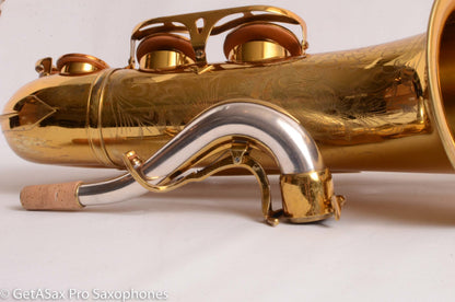 King Super 20 Tenor Original Lacquer 349080 Fresh Overhaul Excellent!