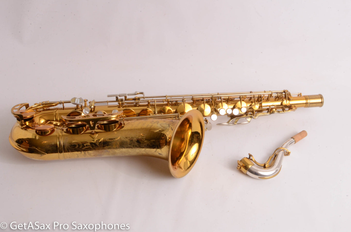 King Super 20 Tenor Original Lacquer 349080 Fresh Overhaul Excellent!