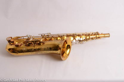 King Super 20 Tenor Original Lacquer 349080 Fresh Overhaul Excellent!
