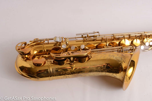 King Super 20 Tenor Original Lacquer 349080 Fresh Overhaul Excellent!