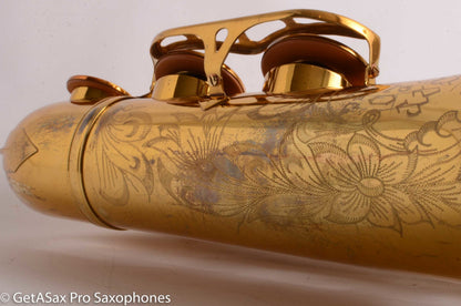 King Super 20 Tenor Original Lacquer 349080 Fresh Overhaul Excellent!