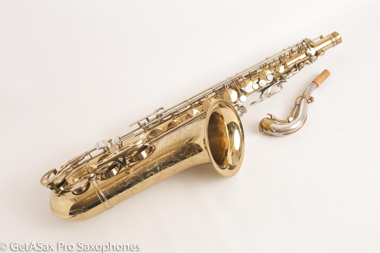 King Super 20 Tenor Saxophone Series III Silver Neck Overhauled 364611