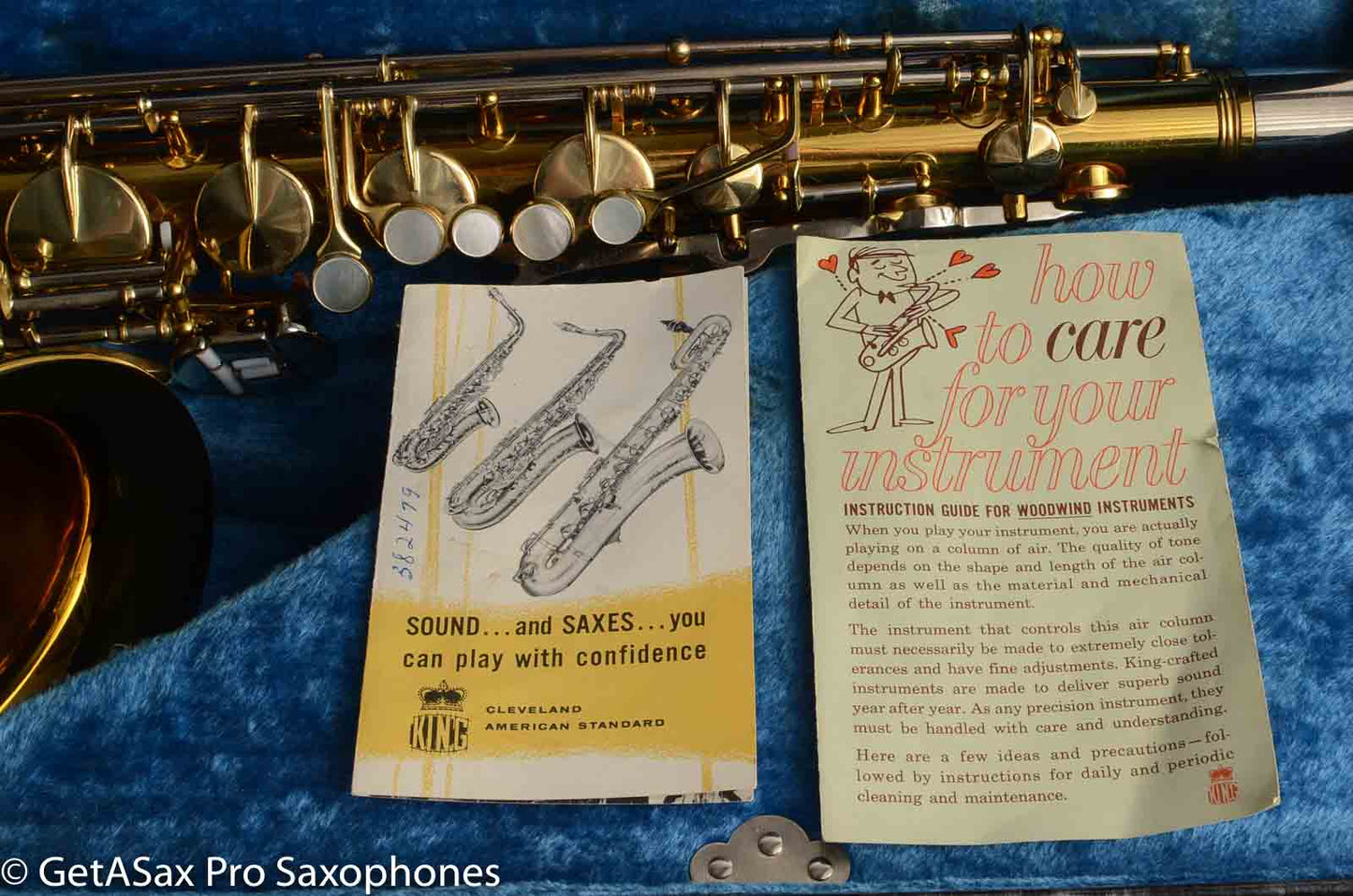 King Super 20 Tenor 382k Original Lacquer Near Mint and Overhauled!